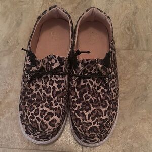 Hey Dude Leopard Print Flats